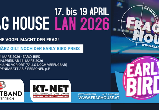 EARLY BIRD fraghouse 2026